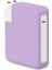 Macbook Şarj Adaptör Için Kılıf (85W-87W-96W) Matte Silicone Lila 1