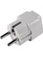 Evrensel Adaptör Seyahat Fişi Beyaz Ab Normu - 250V Ac 10~16A 1
