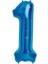 Folyo Balon 34 Inç 76-82 cm (Mavi, 1) 1