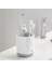 Joseph Easystore Diş Fırçası Kabı, Kompakt, Kap, Banyo Saklama, Beyaz/gri, Gri/beyaz 2