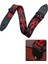 SR-11RD Gitar Omuz Askısı Siyah-Kırmızı Renk Desenli Uzunluk 90-143 cm 1