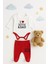 aki moda kids kız erkek bebeb yenidoğan unısex I MUM DAD baskılıbody zıbın patikti pantolon takım set 2