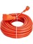 10 Metre Seyyar Uzatma Kablosu 3x1.5 mm Turuncu Kablo Cca Kablo 3
