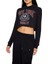 Baskılı Crop Sweatshirt 1