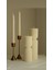 Candle El Yapımı Kokusuz Şamdanlık Mum 22*2- Çokgen Yuvarlak Dekoratif Mum -20*7-15*7 1