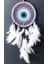 Nazar Boncuğu Motifli Lila Rengi Dream Catcher Düş Kapanı Duvar Süsü 2
