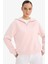 Regular Fit Yarım Fermuarlı Balıkçı Yaka Basic Düz SWEATSHIRT G4761AX25WN 3