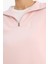 Regular Fit Yarım Fermuarlı Balıkçı Yaka Basic Düz SWEATSHIRT G4761AX25WN 4