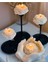 Candle El Yapımı Kokusuz Açmış Şakayik Gül 7 Cm- 4'lü Takım 1