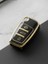 Audi A1 A3 A4 A5 B6 B7 B8 A6 A7 C5 C6 4f Q3 Q5 Q7 Tt 3 Buton Nano Anahtar Kılıfı Siyah-Gold 1