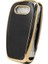 Audi A1 A3 A4 A5 B6 B7 B8 A6 A7 C5 C6 4f Q3 Q5 Q7 Tt 3 Buton Nano Anahtar Kılıfı Siyah-Gold 4