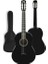 CG-270BK Siyah Klasik Gitar 4/4 Yetişkin Boy Sap Ayarlı Full Set 2