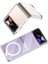 Samsung Galaxy Z Flip 4 Uyumlu Magesafe Wireless Şarj Özellikli Şeffaf Silikon Kılıf 1