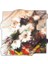 Çiçek Desenli 90X90 Twil Ipek Eşarp 1