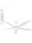 HS-9306 Rigel 85W 3 Kademeli Ledli Uzaktan Kumandalı Dekoratif 5 Pervaneli Tavan Vantilatörü Beyaz 1