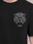 Erkek Baskılı Oversize T-Shirt - Siyah 1