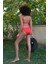 Kadın Destekli Fiyonklu Alt Üst Kırmızı Bikini Takım 5