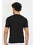 Erkek Likralı V Yaka Siyah T-Shirt 5