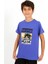 Erkek Çocuk Kısa Kol Penye Pijama Takım Saks 5