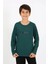 Erkek Çocuk Uzun Kol Penye Pijama Takım Zümrütyeşili 3