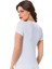 Bayan Kısa Kol Body Beyaz 5