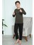 Erkek Çocuk Penye Pijama Takım Haki 2