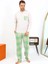 Erkek Uzun Kol Penye Krem Pijama Takımı 2