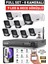 8 Kameralı 5mp Lensli 1080P Fullhd - Gece Görüşlü 9 LED Güvenlik Kamerası Seti - 500GB 1