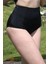 Kadın Yüksek Bel Tek Alt Bikini Siyah 1