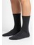 Erkek Ekstra Yumuşak Dikişsiz Antrasit Soket Çorap 4