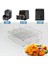 Paslanmaz Çelik Airfryer Tencere Çift Katmanlı Raf Kare 5qt/5.7qt/6.8qt (Yurt Dışından) 5