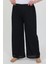 Kadın Büyük Beden Bürümcük Pantolon Lacivert 3