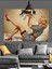 Retro Pin-Up Kız Çizimi Dekoratif Kanvas - Mdf Ahşap Tablo 4