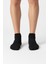 Coolmax Siyah Yarım Havlu Dikişsiz Unisex Patik Spor Çorabı 3