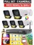 5 Kameralı Renkli Gece Görüşlü 5mp Lensli Fullhd Gece Görüşlü 9 LED Kamerası Seti - Nohdd 1