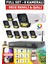 8 Kameralı 5mp Lensli 1080P Fullhd Renkli Gece Görüşlü 9 LED Güvenlik Kamerası Seti - Nohdd 1