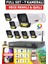 7 Kameralı 1080P Fullhd 5mp Lensli 9 LED Renkli Gece Görüşlü Güvenlik Kamerası Seti - Nohdd 1