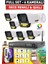 6 Kameralı 5mp Lensli Fullhd 1080P Renkli Gece Görüşlü Güvenlik Kamerası Seti 9 LED - 500GB 1