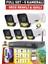 5 Kameralı Renkli Gece Görüşlü 5mp Lensli Fullhd Gece Görüşlü 9 LED Kamerası Seti - 500GB 1