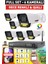 6 Kameralı 5mp Lensli Fullhd 1080P Renkli Gece Görüşlü Güvenlik Kamerası Seti 9 LED - Nohdd 1