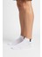 Coolmax Beyaz Yarım Havlu Dikişsiz Unisex Patik Spor Çorabı 5