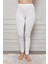 Penye Likralı Tayt Beyaz 3