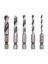 1/4 Altıgen Şaftlı Matkap Ucu Seti 5 Parça Kısa Matkap Ucu Seti (Yurt Dışından) 1
