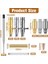 6 Ince Kalem Seti, Çok Renkli Ahşap Döner Kalem Seti (Yurt Dışından) 3