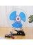 Siyah Aksesuarlar Düşük Gürültülü Hava Soğutma Fanı Taşınabilir Aracı Mini Elektrik 12V Araba Salınım Fan Otomobil Fan (Yurt Dışından) 4