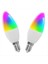2pcs Tava Akıllı Wifi LED Ampul Beş Yönlü Spiral Mum Ampul Wifi Rgb Ampul Uzaktan Kumanda ve Ses Kontrolü 5W (Yurt Dışından) 1