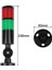 2 Katmanlar 110 V Kırmızı Yeşil Endüstriyel Kule Sinyal Uyarı Işığı H50 Gösterge Işığı Sabit Işık (Yurt Dışından) 2