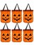 LED Işık Cadılar Bayramı Trick Or Treat Kova Kabak Şeker Çanta Şükran Günü Partisi Si Için Cadılar Bayramı Sepeti 5 Adet (Yurt Dışından) 4