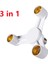 5x 3ın1 E27 To E27 Genişletilmiş LED Lamba Ampuller Soket Splitter Adaptör Tutucu Fotoğraf Stüdyosu Fotoğrafçılığı Için (Yurt Dışından) 5