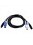 Esnek Powercon Combo Kablo 2 M Xlr DMX512 Güç Kombinasyon Kablosu 3 x 1 5mm Sahne Aydınlatma Hareketli Kafa Için (Yurt Dışından) 2